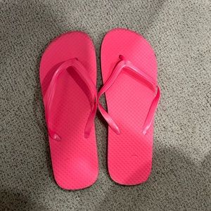Standard pink flip flops